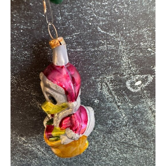 Vintage Larry Fraga Donald Duck Santa Christmas Tree Ornament Poland  3 1/2" - Picture 4 of 5